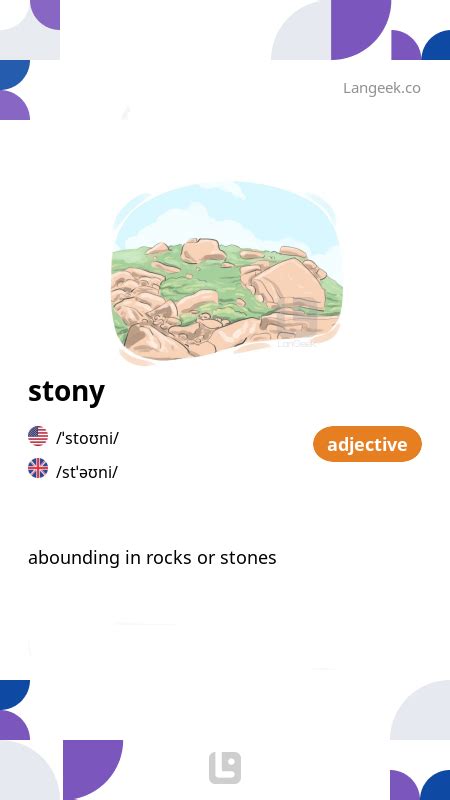 satony definition|Stony Definition & Meaning .
